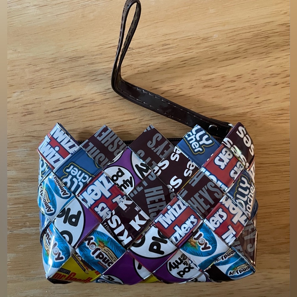Hershey candy wrapper wristlet. Show your love of candy with style.